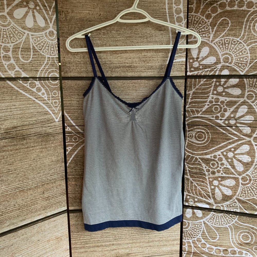 striped stretchy tank
